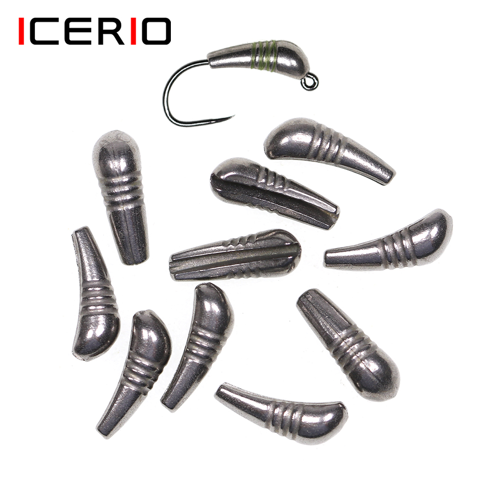Fishing Hook Jig - ICERIO 10PCS Fast Sinking Nymphs Scud