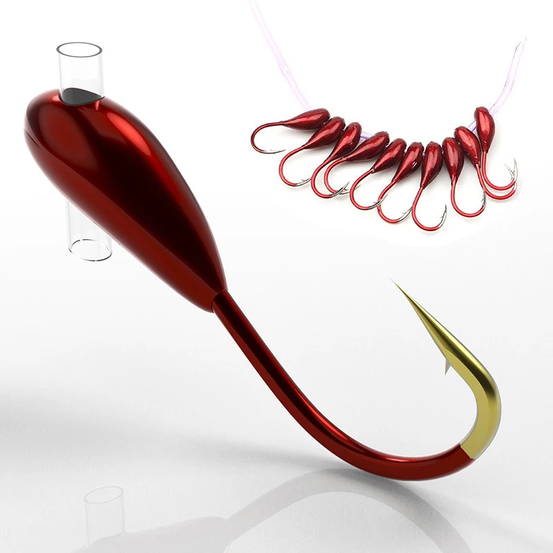 10/20PCS Winter Ice Fishing Ho - Fishing Hook Assortment recension och pris