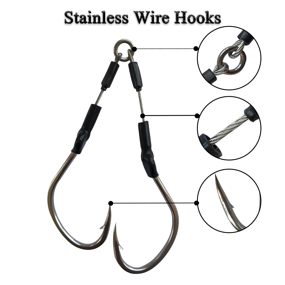 2pairs/bag Slow Fast Jigging H - Fishing Hook Assortment recension och pris