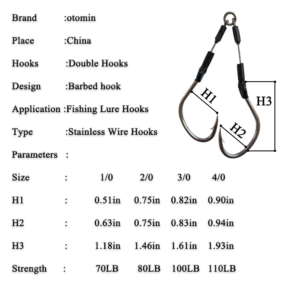2pairs/bag Slow Fast Jigging H - Fishing Hook Assortment recension och pris