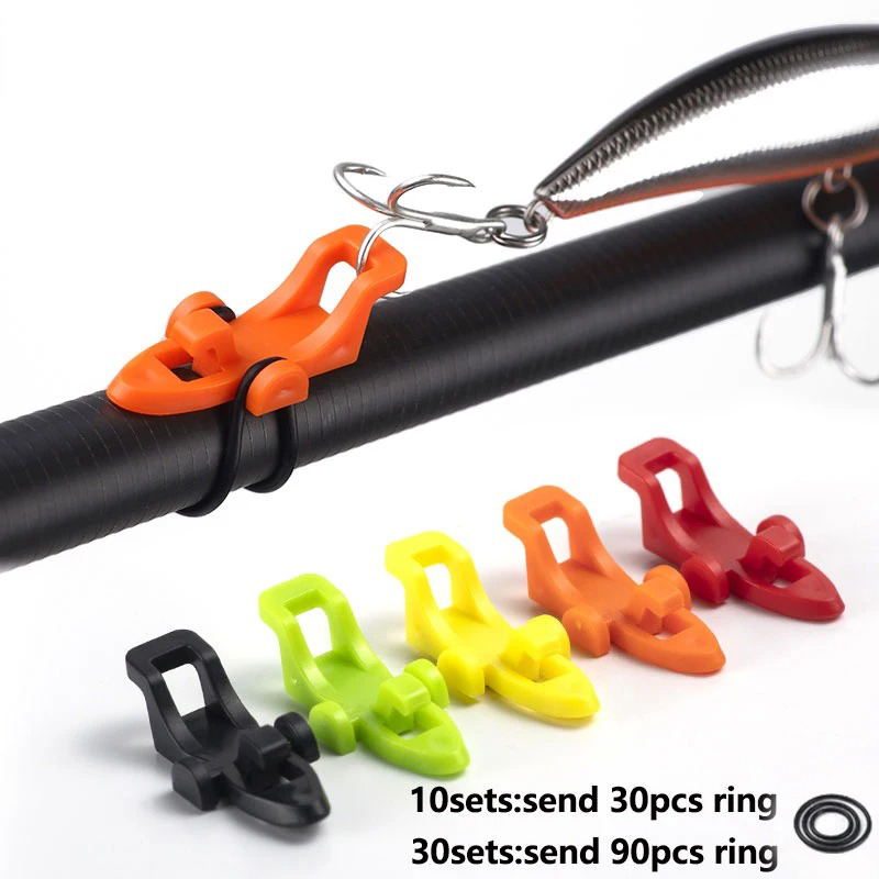1-10pcs Fishing Rod Pole Hook  - Fishing Hook Box recension och pris
