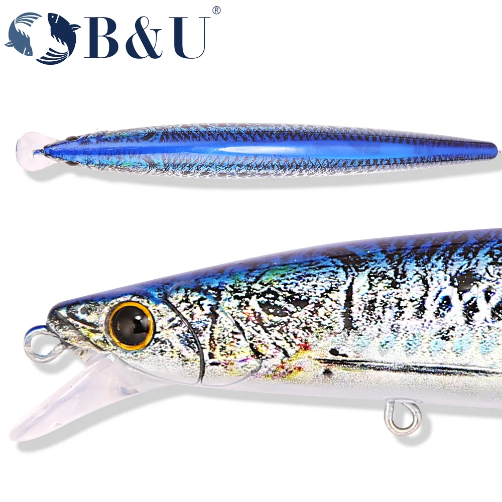 B&U 163mm/33.5g Floating Long  - Fishing Hook Treble recension och pris