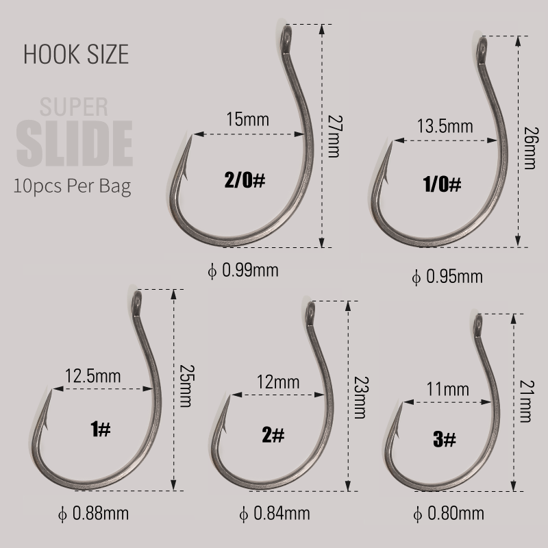 LUREHOLIC PTFE Super Slide Wac - Fishing Hook Assortment recension och pris