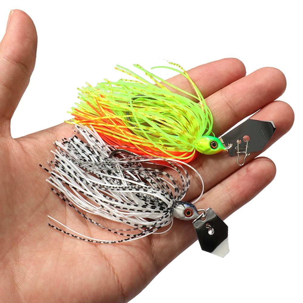 Spinner Bait 7g/9g/12g/14g/21g - Fishing Hook Weedless recension och pris