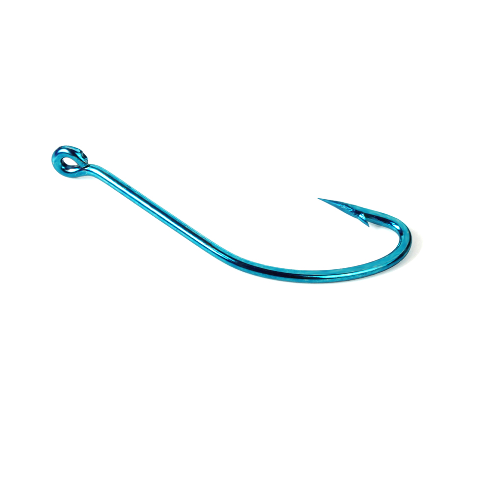 10pcs 2#-15# Blue High Carbon  - Fishing Hook Circle recension och pris