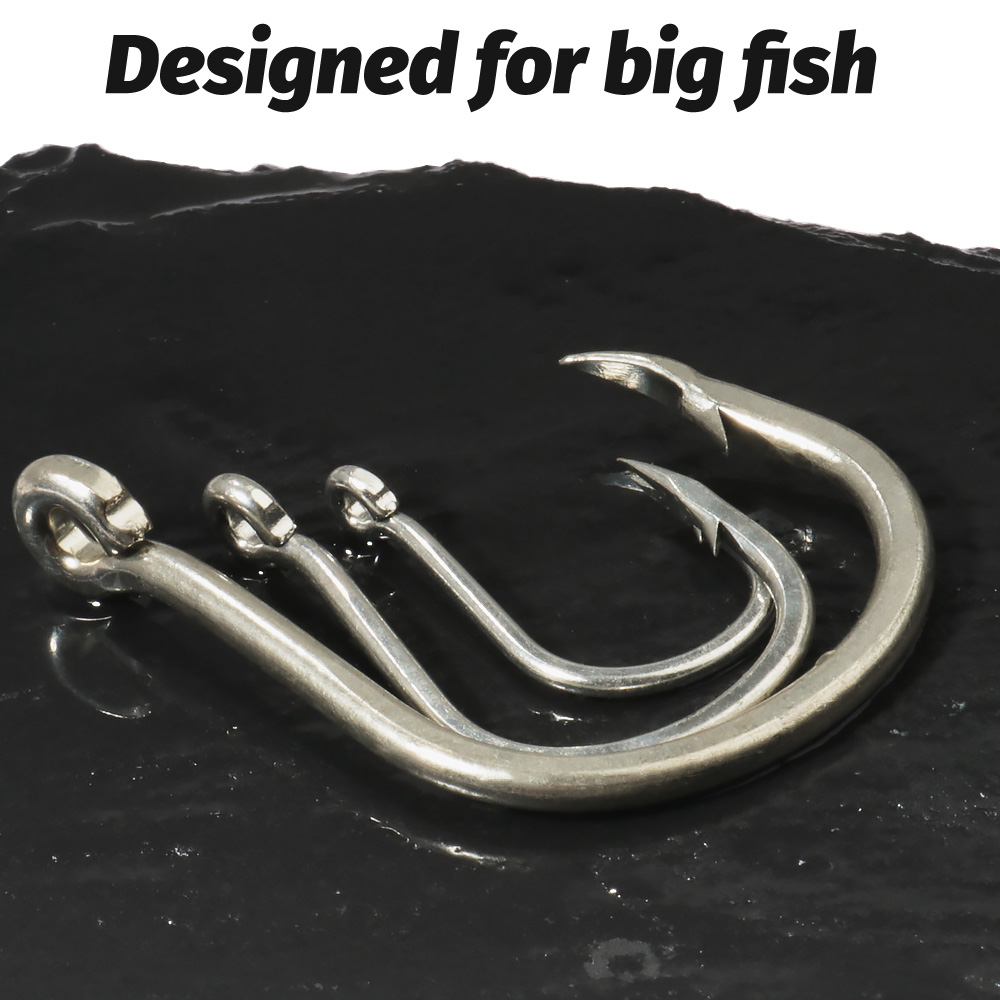 10PCS Big Fish Hook 1/0-7/0 Su - Fishing Hook Circle recension och pris