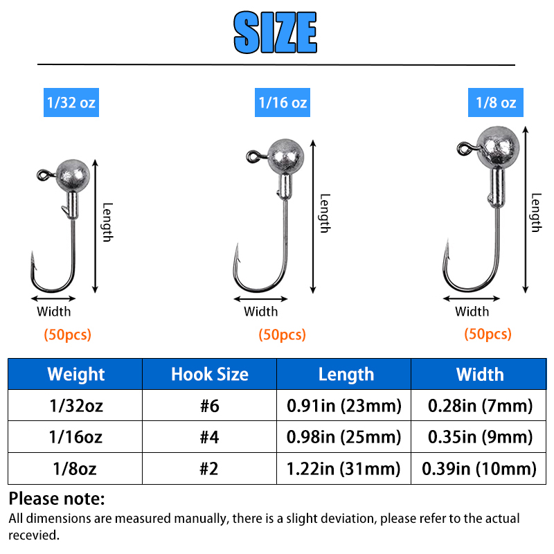 100PCS Fishing Hooks Lead Jig  - Fishing Hook Offset recension och pris