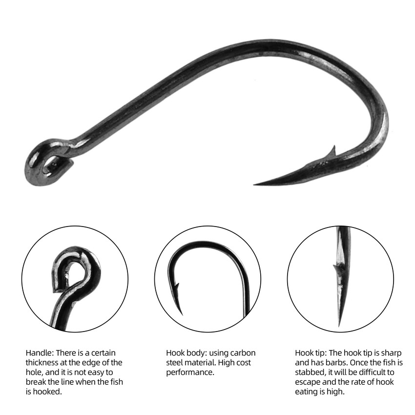 70Pcs/box Fishing Hooks Set Ki - Fishing Hook Circle recension och pris