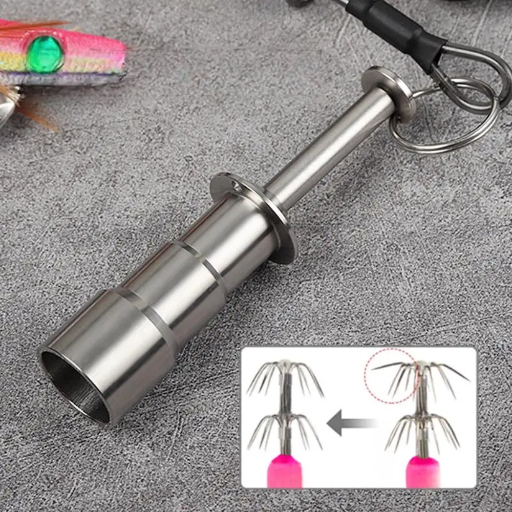 1 Pack Stainless Steel Squid J - Fishing Hook Jig recension och pris