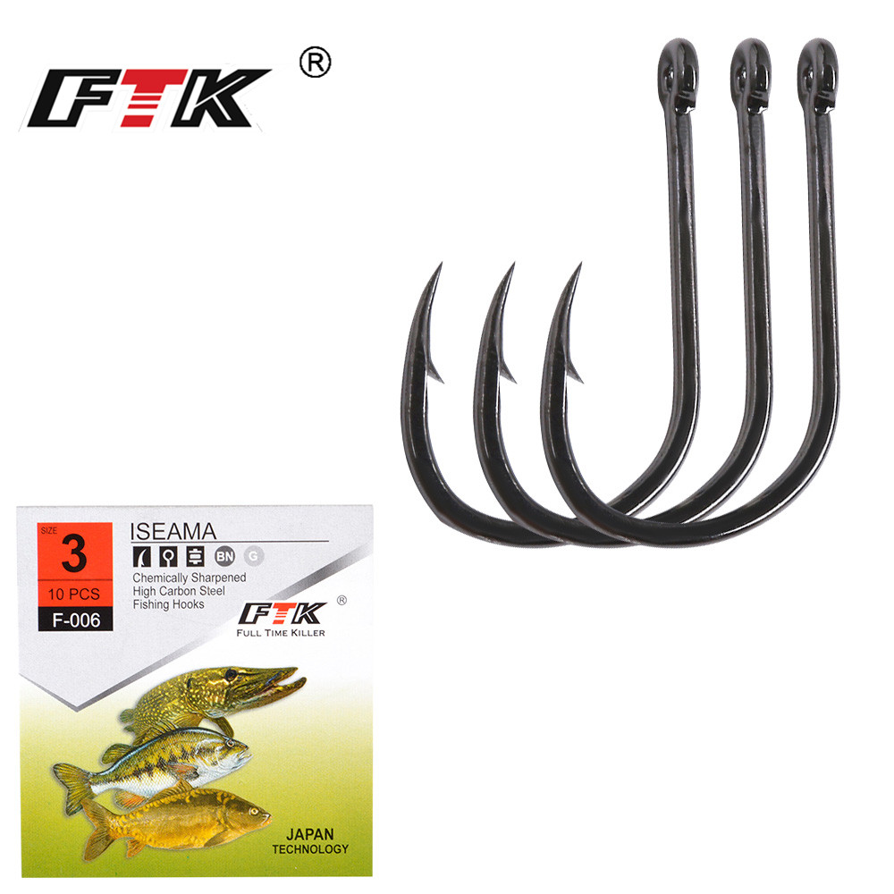 FTK 80pcs ISEAMA Fishing Hooks - Fishing Hook Circle recension och pris